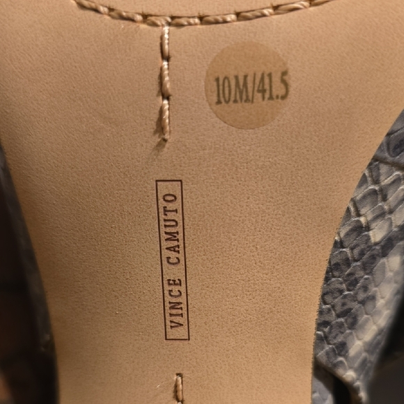 Vince Camuto Snakeskin Patterned Heels - Picture 6 of 6